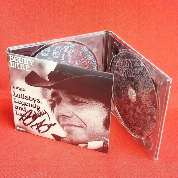 Bobby Bare Sings Lullabys Legends and Lies 2  Discs CD 2007 Signed - Picture 6 of 12